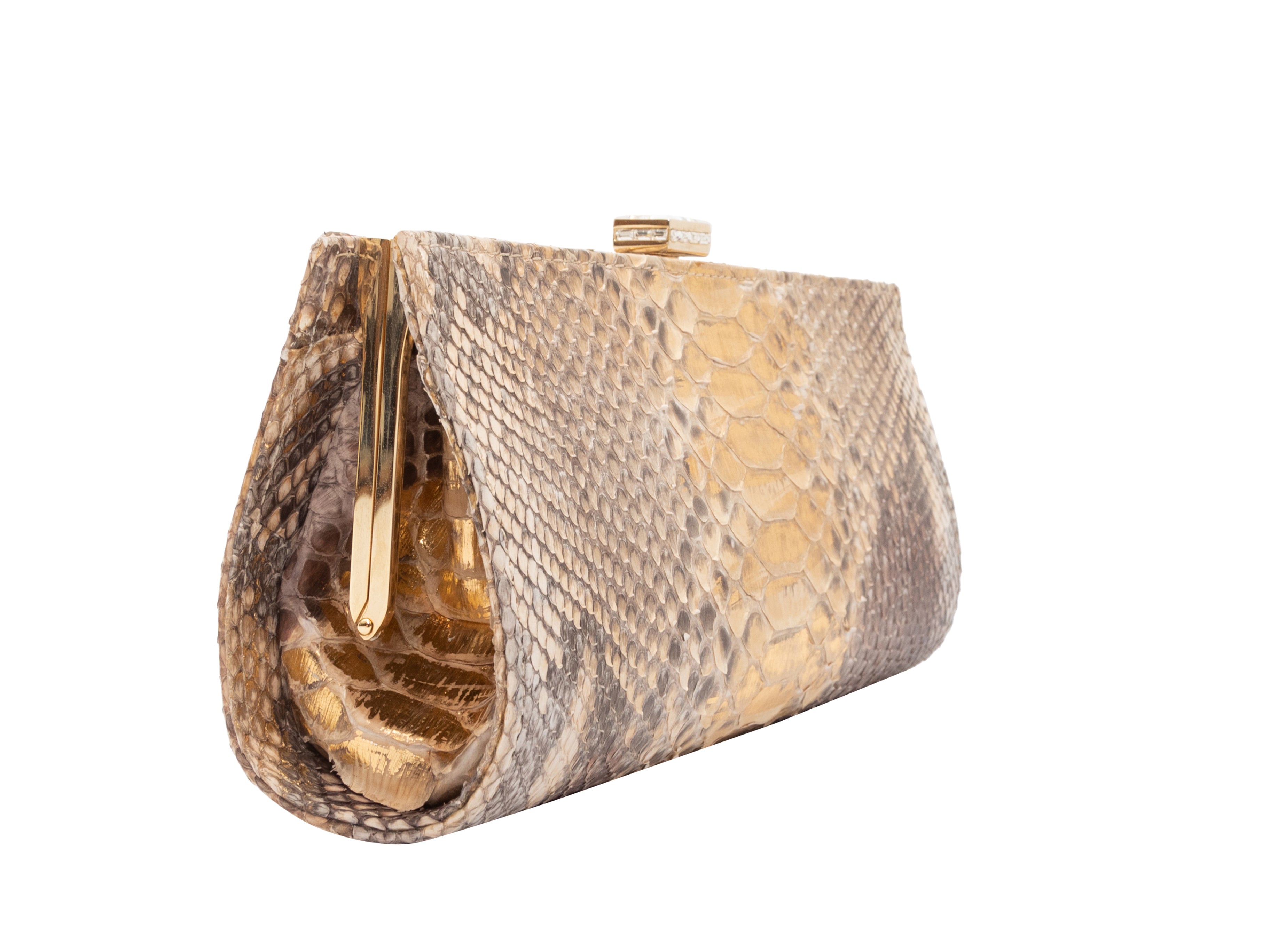 Judith Leiber Red Snake Skin Clutch Handbag | Snakeskin clutch, Clutch  handbag, Snake skin